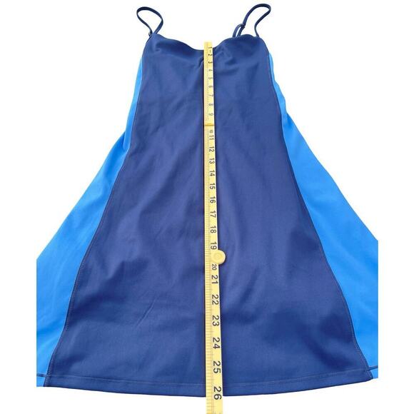 WILO The Label Tennis Dress Navy Blue Cobalt Built In Shorts NWT - Size Large - Picture 7 of 10